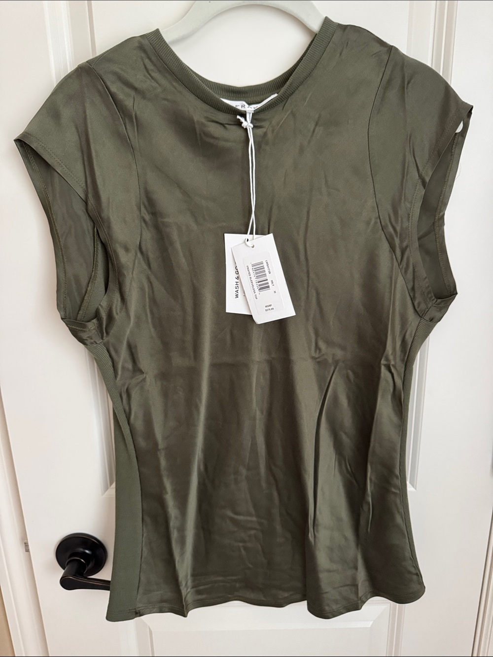 NWT Frame Frayed Sleeveless Top Size M